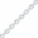 Abalorios Pinch beads de cristal Checo 5x3mm - Crystal 00030